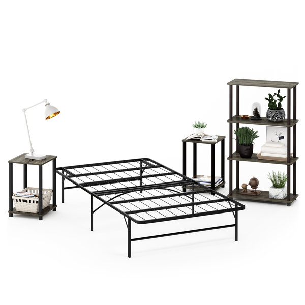 Ebern Designs Furinno Move in Ready Bedroom End Tables (Pack of 2